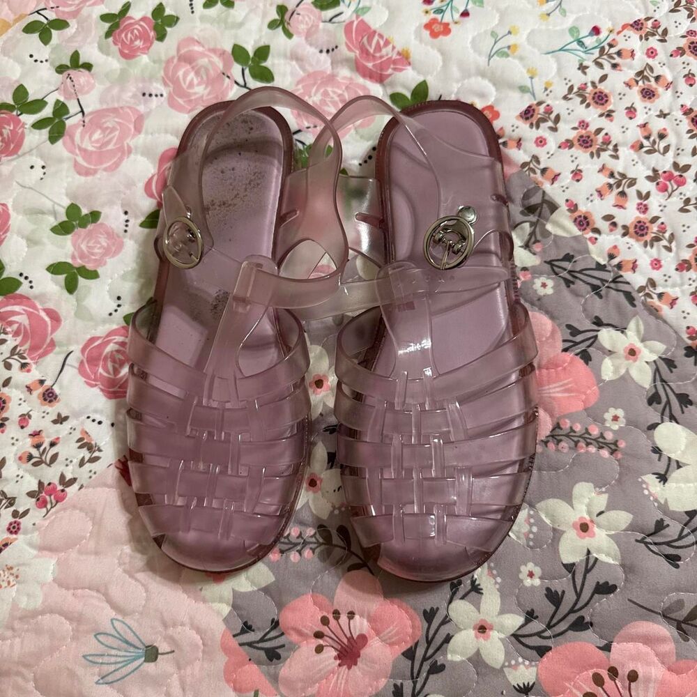 Unbranded Women's Pink and Purple Sandals